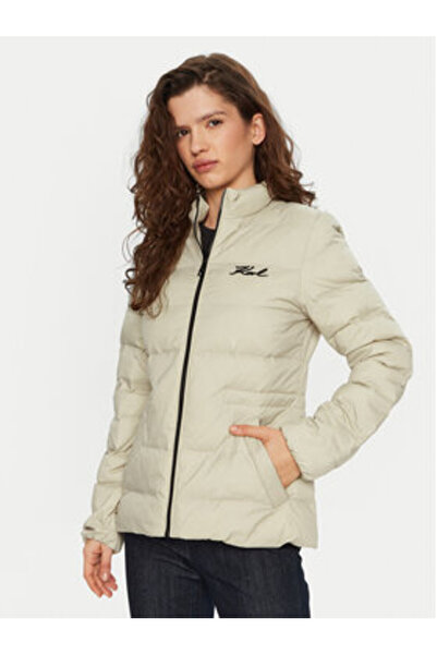 Karl Lagerfeld Γυναικείο Μπουφάν με Πούπουλα 246W1513 Μπεζ