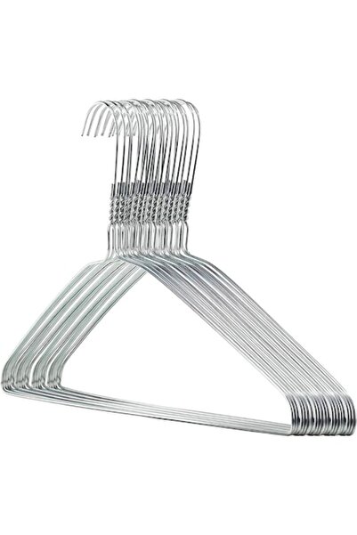 RABY Set de 50 de umerașe metalice, 41 x 20 cm