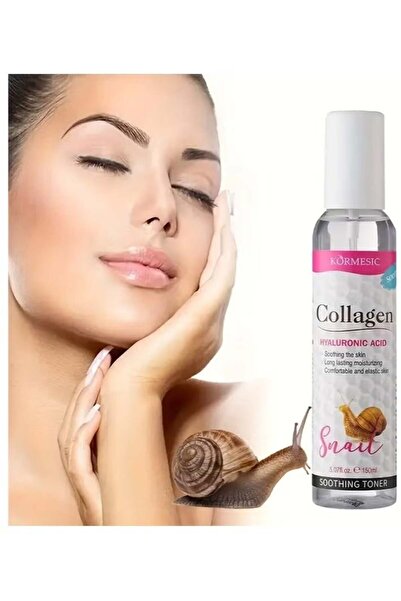 Kormesic بخاخ تونر الحلزون والكولاجين وحمض الهيالورونيك 150 مل