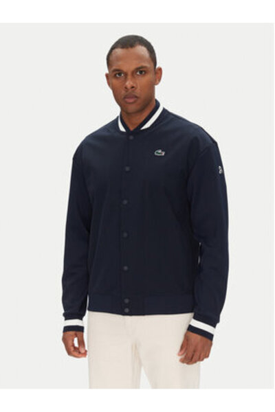 Lacoste Ανδρικό Μπουφάν Bomber SH1045 Μπλε Σκούρο Μπλε