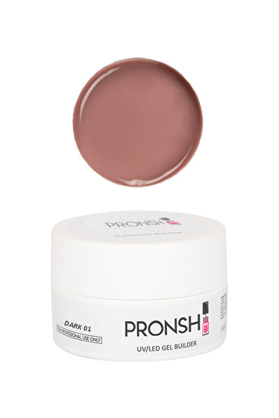 Pronsh Builder Jel 100g Dark 01 , Protez Tırnak Jeli , Protez Nail Shop