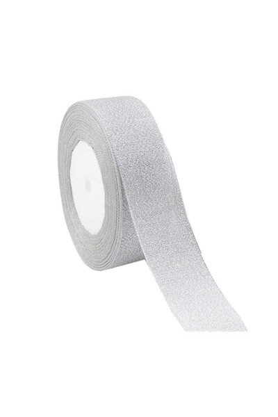 Creativ Deco Plus Panglica funda argintie 4 cm latime, rola 22 m