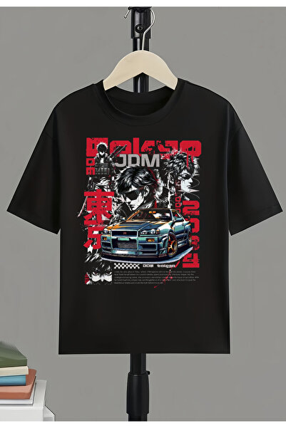 JDM Детска тениска с принт Tokyo Racing