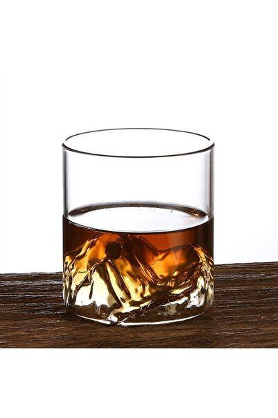 choice2 مجموعة أكواب ويسكي غوانشان ثلاثية الأبعاد سعة 101-200 مل، قطعة واحدة، 5 أونصة، كوب كريستال شفاف مناسب لشرب الويسكي