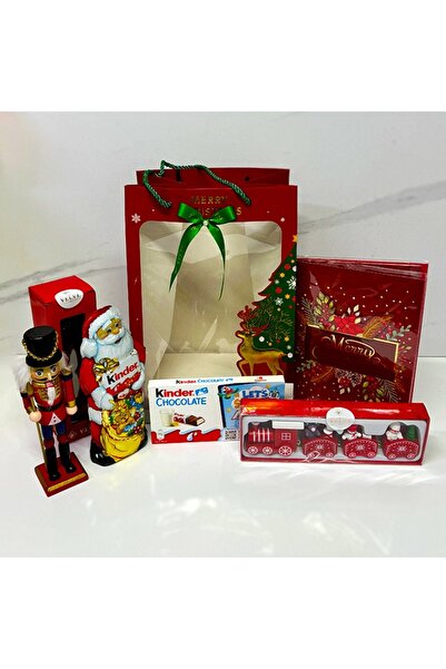 velve Pachet Merry Christmas,figurina Spargator de Nuci,Felicitare muzicala,ornament trenulet festiv,Rosu