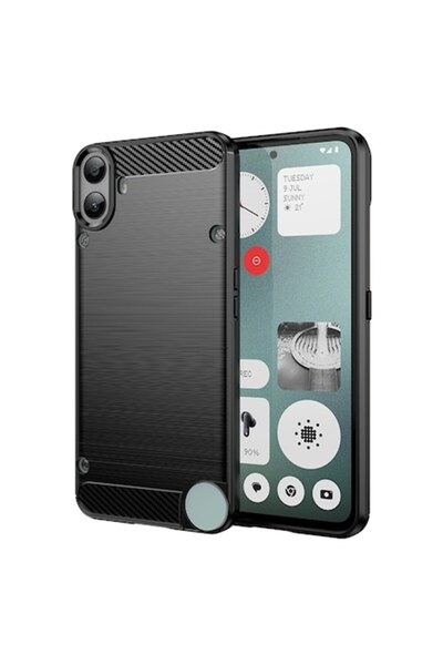 Techsuit Carcasă pentru telefonul Nothing CMF 1 - silicon carbon - neagră