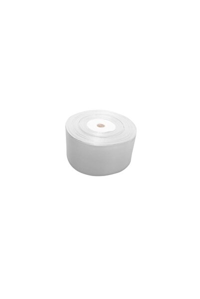OEM Satin Ribbon, width 5 cm, 1 roll 22.9 m white