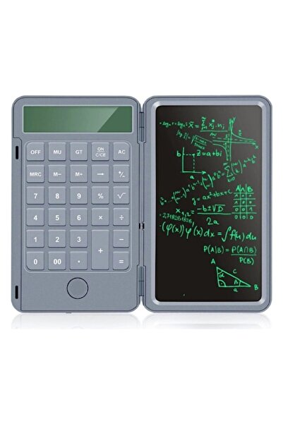Optim Solution Calculator de mână reîncărcabil cu bloc de scris,
