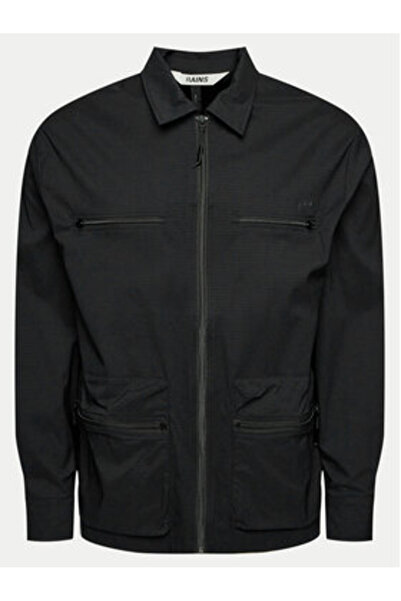 Rains Unisex Πουκάμισο 19320 Μαύρο