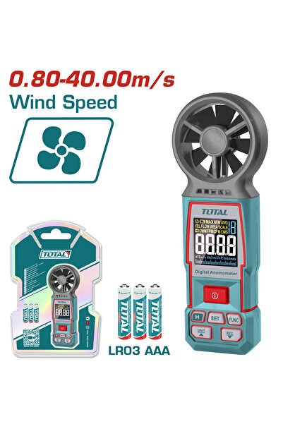 TOTAL Dijital Anomometre Yüksek Kalite TETAN031 NMS HIRDAVAT()