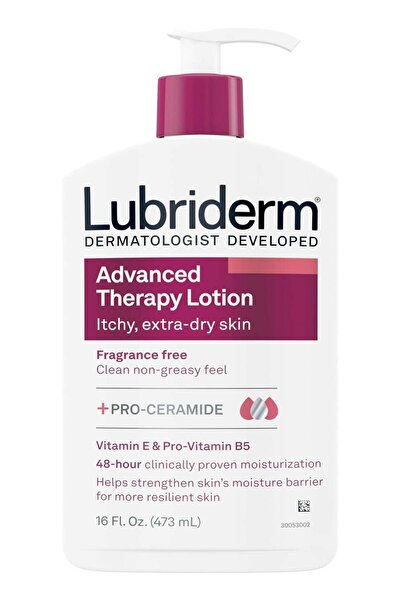 LUBRİDERM لوشن ليبريديرم العلاجي المتطور للبشرة الجافة والحكة، 473 مل