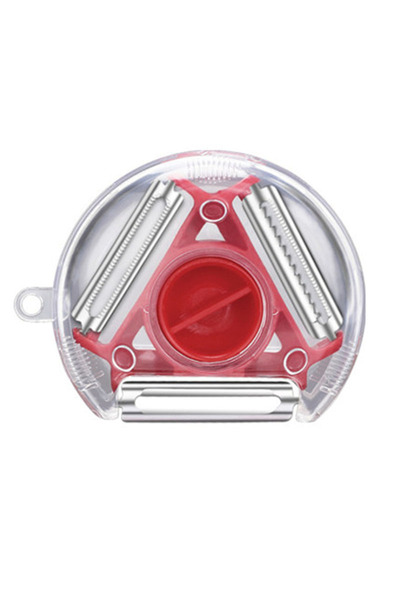 choice2 Red 1/3PCS 3in1 Magic Trio Peeler Set Slicer Shredder Peeler Julienne...
