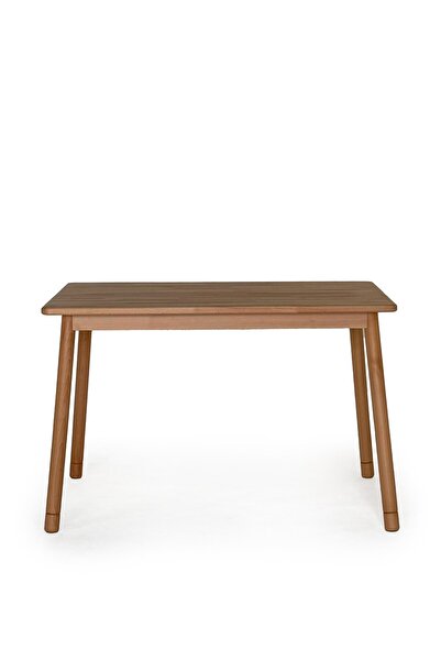 unboxdeco Alaçatı 4 kişilik Masa Takımı 4 Sandalye Doğal Masif Kayın İskandinav Tarzı Retro Yemek Masa Takım