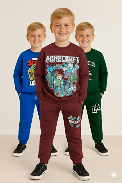 LİTTLE TORTOİSE Set de trening pentru băieți de iarnă (set de 3)