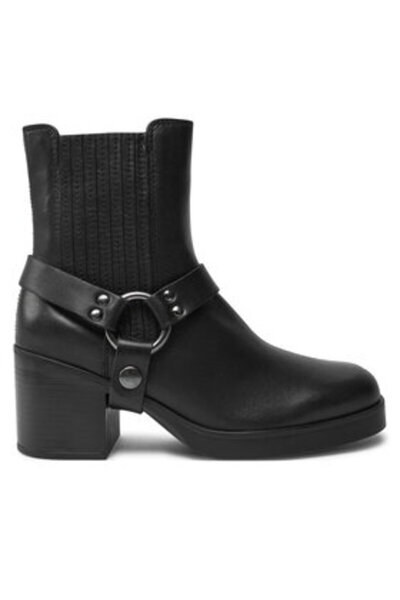 Unisa γυναικεία μποτάκια μέχρι τον αστράγαλο JELANI_STT μαύρα