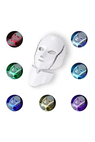 OEM LED Phototherapy Facial Mask with Galvanic Current, Anti-Aging, 7-Color LED, 9 Levels