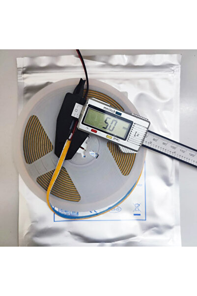 Generic COB Flexible LED Strip Slim 5mm High Bright 400 Led's/m 12V Warm White 5m Roll