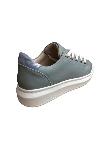 OrtopedikAL 2010 Womenly Style Grey Women's Casual Shoes %100 Genuine Leather