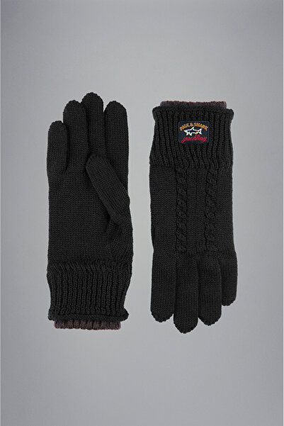 PAUL&SHARK Cable-Knit Gloves C.W. Wool