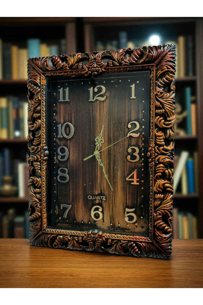 OEM Brown vintage wall clock 48 cm