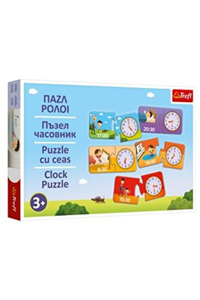 Trefl Puzzle Educational Clock -