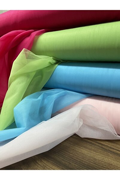 Hobigram Gray Hayal Tulle 100X300 cm | Engagement, Henna, Wedding, Bundle, Door and Party Decoration Fabric 5 Meters