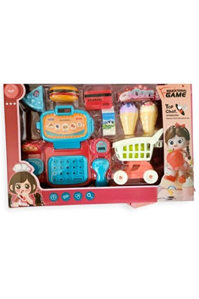 Game سوبر ماركت تعليمي للأطفال - أمين الصندوق مع سلة وأدوات التسوق