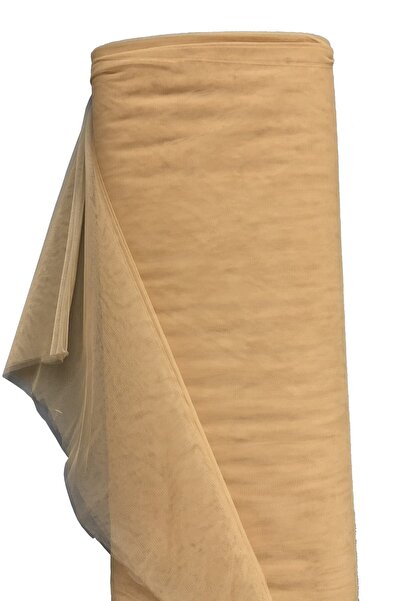 Hobigram Dark Skin Color Dream Tulle 100X300 cm | Engagement, Henna, Wedding, Bundle, Door and Party Decoration Fabric 5 Meters