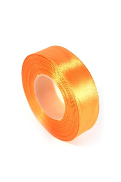 OEM Panglică de satin față-verso, lățime 20 mm, lungime 20 m, portocaliu