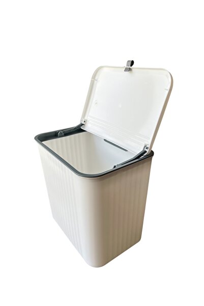 EZMK EV GEREÇLERİ Mutfak Tezgah Üstü ve Dolap Askılı Çöp Kovası, 15 lt