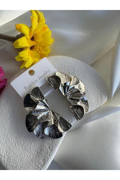 H&S AKSESUAR Double Yaprak Küpe