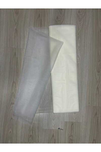 Hobigram Dark Cream Hayal Tulle 100X300 cm | Engagement, Henna, Wedding, Bundle, Door and Party Decoration Fabric 5 Meters