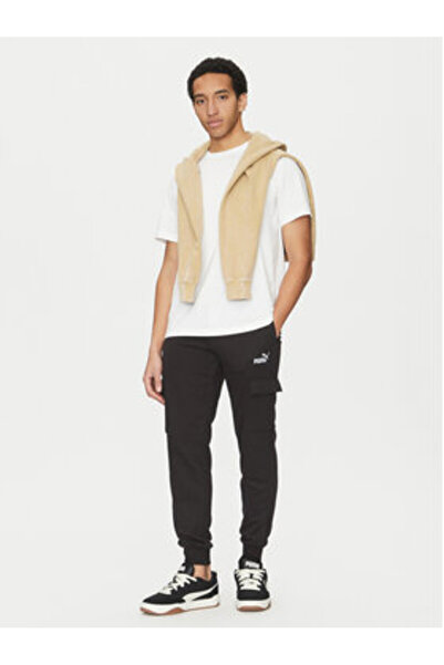 Puma Ανδρικό παντελόνι φόρμας 682661 Μαύρο