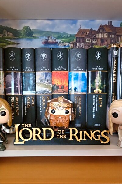 tredblock Lord of The Rings Logo Kitaplık ve Masa Dekoru Figür Hediyelik Yüzü...