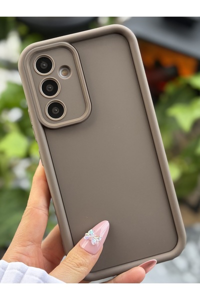 Go Aksesuar Galaxy A54 Uyumlu Mat Lansman Parmak İzi Bırakmaz Esnek Silikon K...