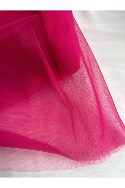 Hobigram Fuchsia Dream Tulle 100X300 cm | Engagement, Henna, Wedding, Bundle, Door and Party Decoration Fabric 5 Meters