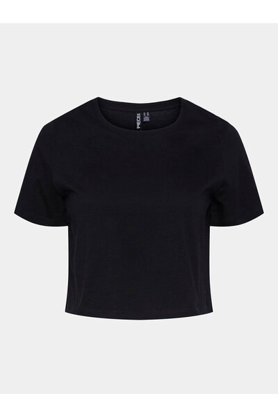 PIECES Γυναικείο T-Shirt 17146319 Μαύρο