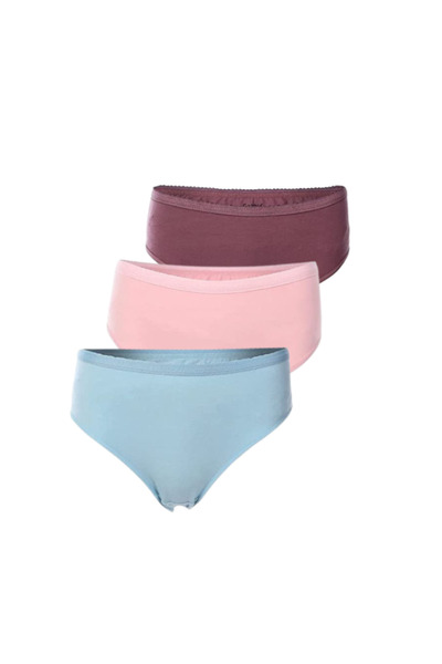 CARINA Pack of 3 Women's Wide Elastic Panties - UW 3109