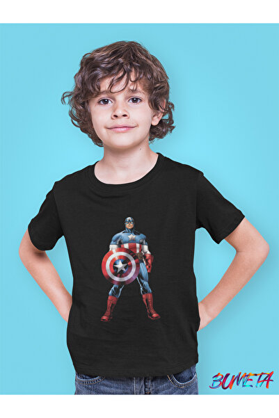 Bumeta Tricou Captain America Captain America Marvel pentru copii