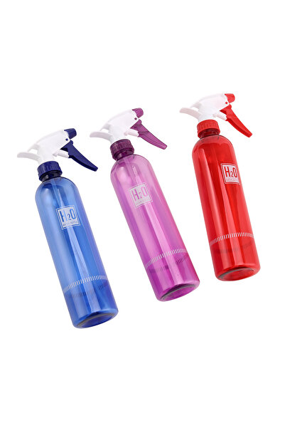 Lawazim Spray Bottle Set 3 Piece 500ml with Adjustable Lockable Nozzle
