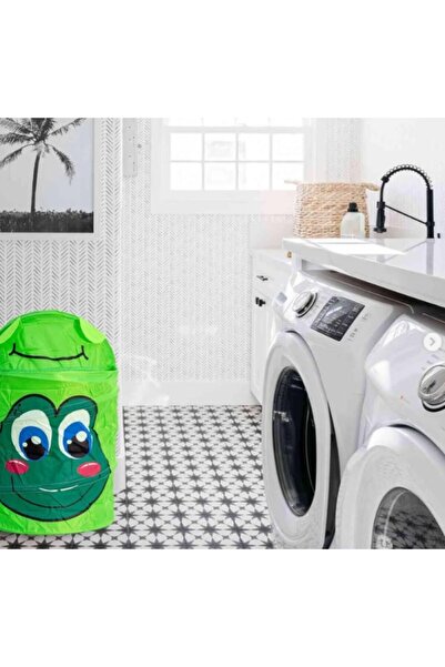 STLIFE Children's Baby Cute Figured Foldable Toy Basket Laundry Basket Children's Room Organizer