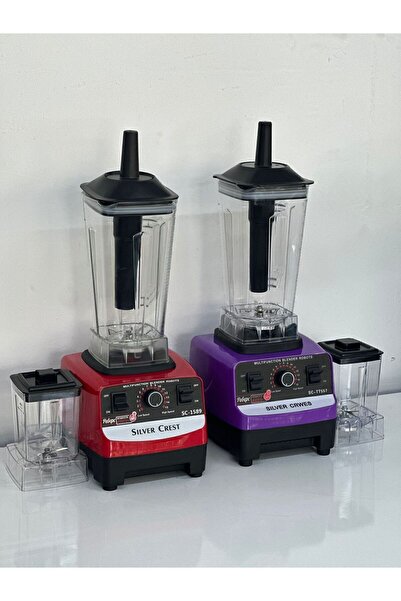 DEKORANLA 4500 Watt Çok Renkli Endüstriyel 2 L Bar Blender, Güçlü ve Renkli T...