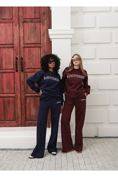 OUZ Cotton 3 Thread Tracksuit Set with'Another' Embroidery