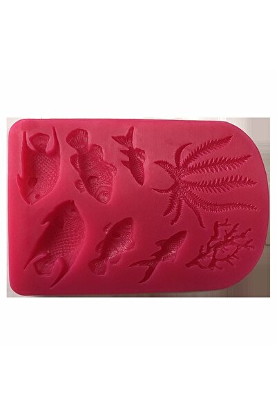 Ege Pastacılık Silikon Kalıp - Balıklar Set (14*9,5 Cm)