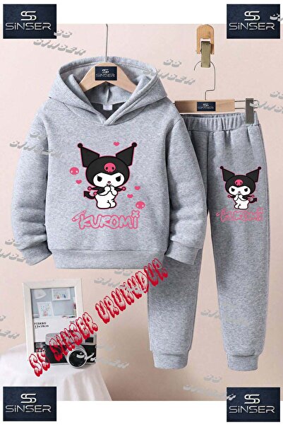 SS SİNSER Çocuk Unısex"Baskılı Kapşolu Eşofman Takımı