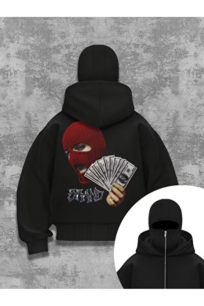 ship master Hanorac unisex Ninja cu mască de zăpadă Cardigan din lână groasă ...