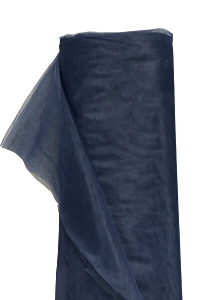 Hobigram قماش تول هايل أزرق داكن 100×300 سم | قماش زينة للخطوبة، والحناة، والزفاف، والبوهكا، وتزيين الأبواب والحفلات، 5 أمتار