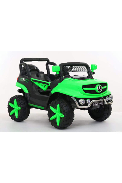 CAR سيارة كهربائية رباعية الدفع بمحركين وبطاريتين، RC 25-F576-GREEN