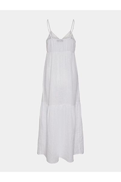 PIECES Γυναικείο Καλοκαιρινό Φόρεμα 17148071 Λευκό