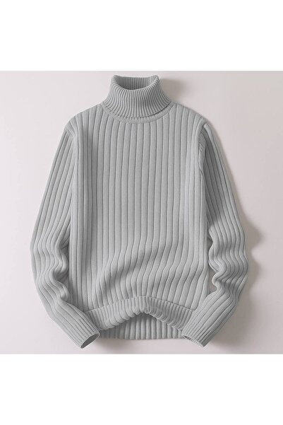 brozzi men سترة تريكو الياقة المدورة للرجال